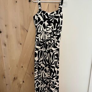 Black and White Abstract dress